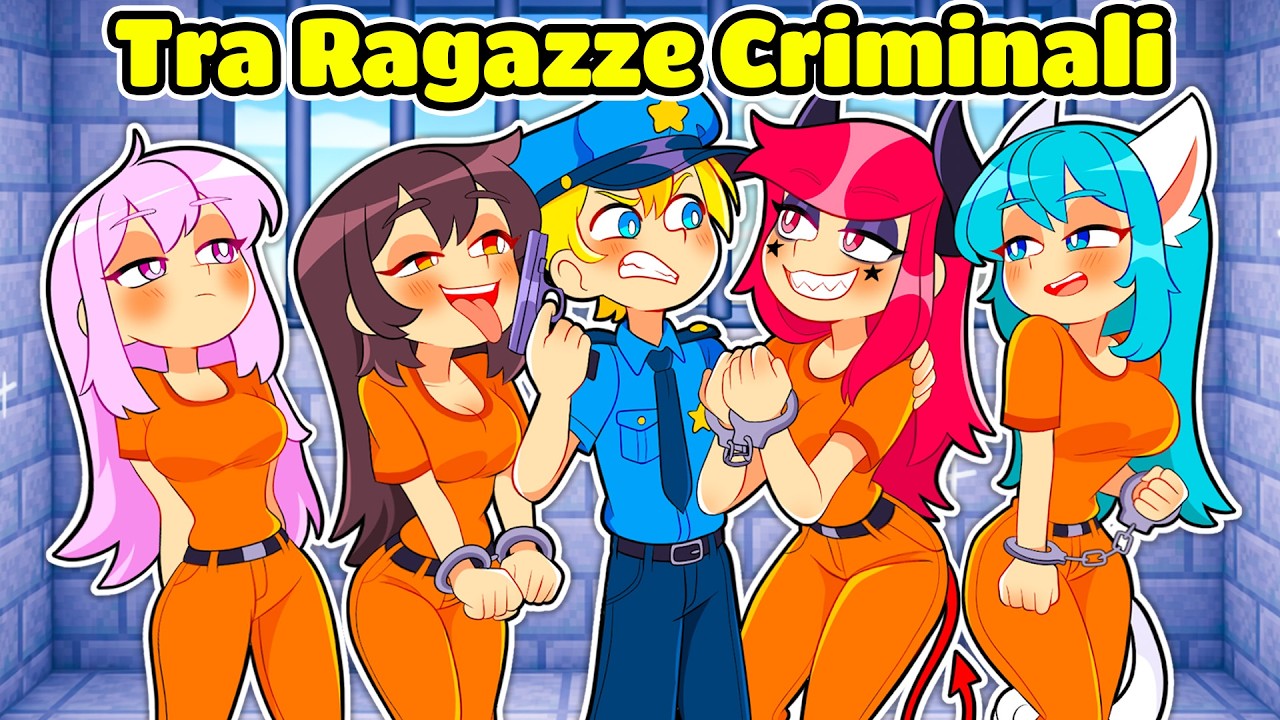 POLIZIOTTO nella prigione SOLO RAGAZZE CRIMINALI Su Minecraft!