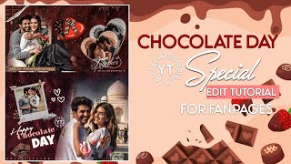 Chocolate Day Special 🍫✨|| Couple Editing Tutorial for Fanpages||By Anjalixtutorial's ❤️|| #kriti  screenshot 5