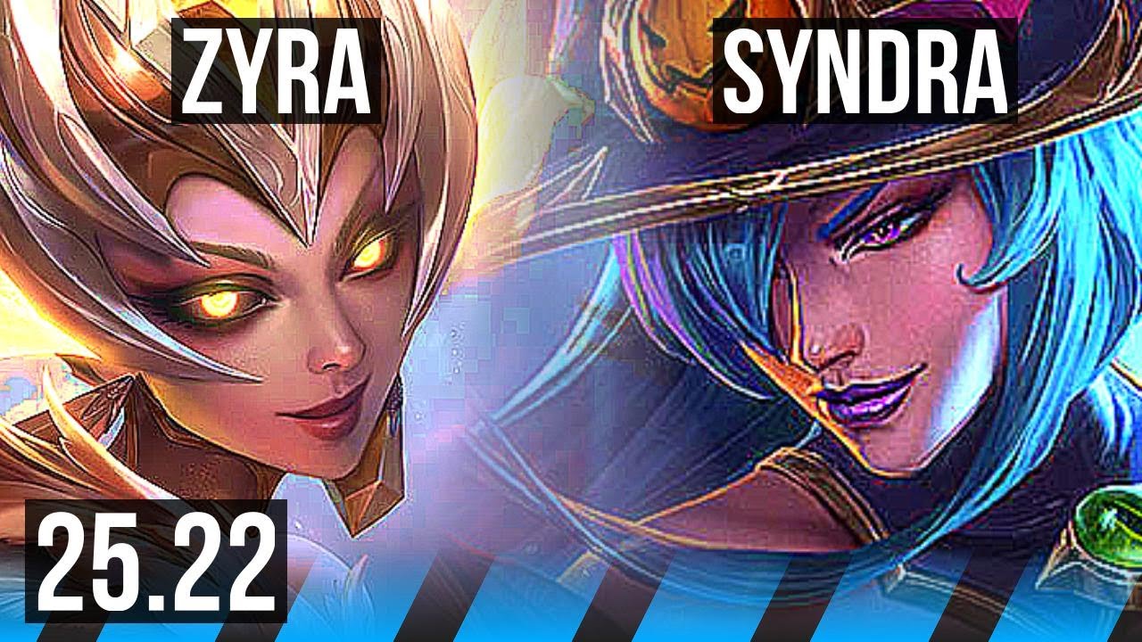 ZYRA vs SYNDRA (MID) | 6/2/14, 43k DMG | NA Master | 25.22