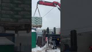 Завозим #сухиесмеси на новый объект #механизированнаяштукатурка #машиннаяштукатурка #штукатурка