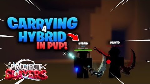 CARRYING a HYBRID in RANKED PVP 2V2s [Project Slayers]