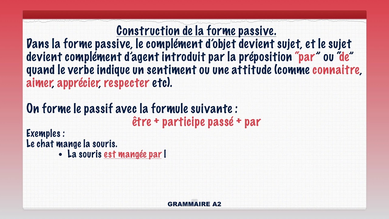 Le Passif Youtube
