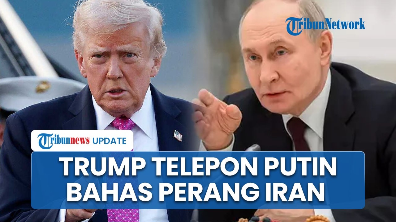 Trump Telepon Putin Selama Satu Jam, Bahas Perang Iran hingga Upaya Damai Konflik Ukraina