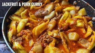 Jackfruit and Pork Meat Curry / Jackfruit Curry /Pork Curry foodie food jackfruit  @TIPRASANIMU