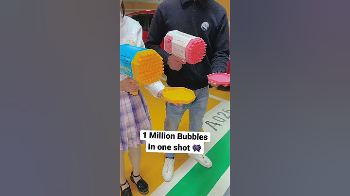 1 Million Bubbles In One Shot 🔫  Bubble Maker Machine