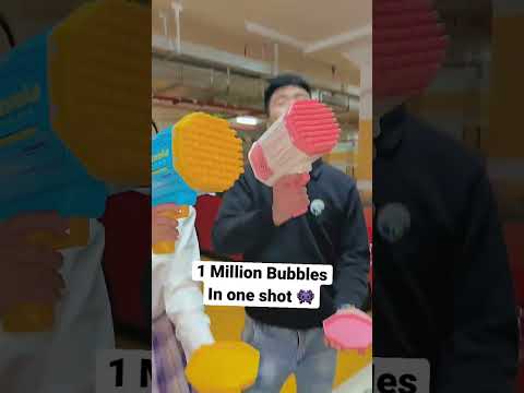 1 Million Bubbles In One Shot 🔫 Bubble Maker Machine