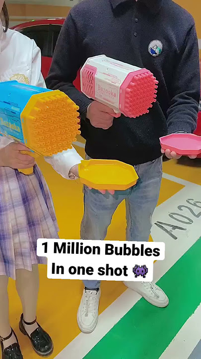 1 Million Bubbles In One Shot 🔫  Bubble Maker Machine