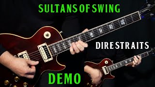 how to play "Sultans Of Swing" on guitar by Dire Straits | DEMO | guitar lesson tutorial chords
