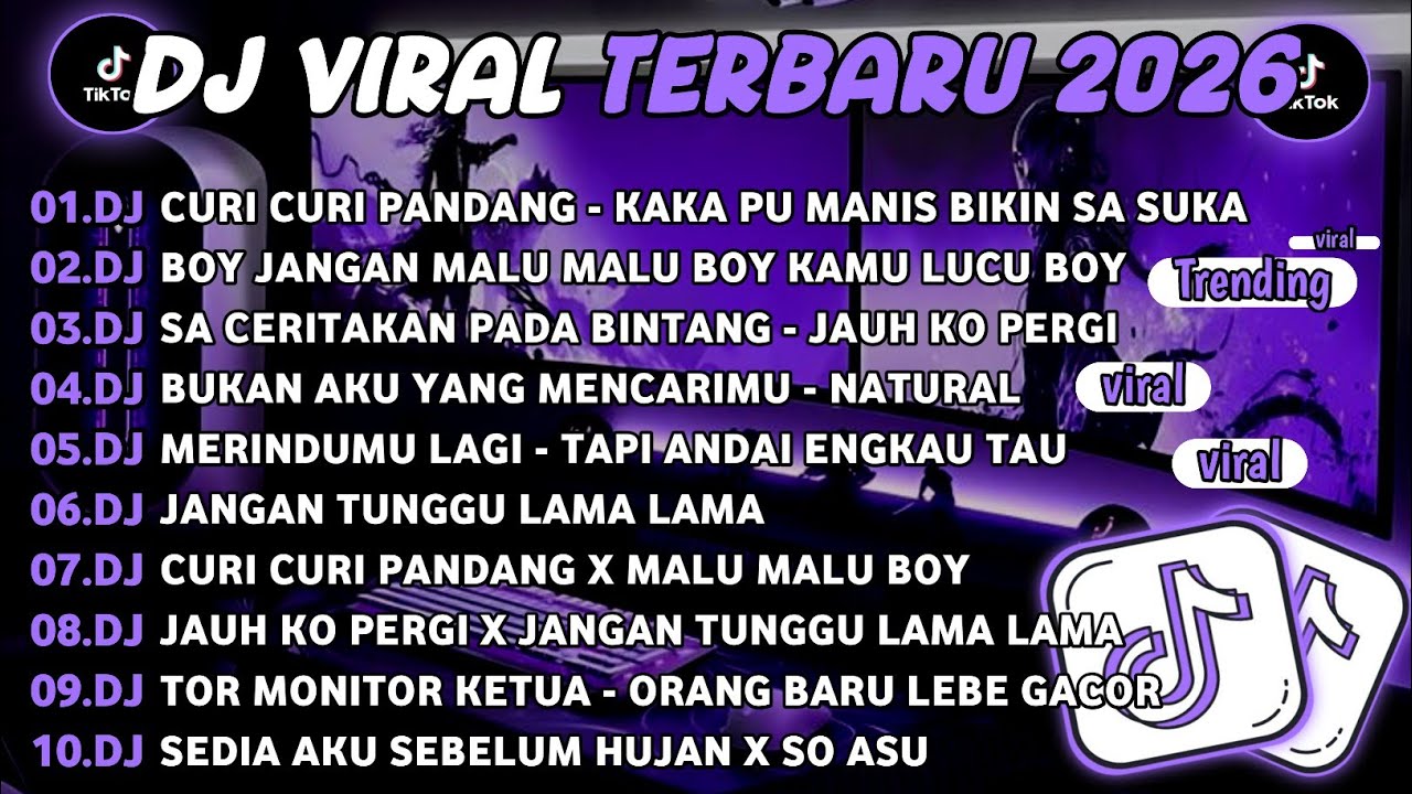 DJ TIKTOK TERBARU 2026🎵DJ CURI CURI PANDANG - KAKA PU MANIS BIKIN SA SUKA🎵DJ BOY JANGAN MALU BOY