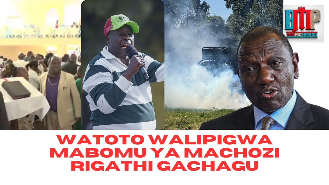 ''FIREWORKS! William Ruto has sent a killer squad to kill us inside Witima ACK church, Othaya.