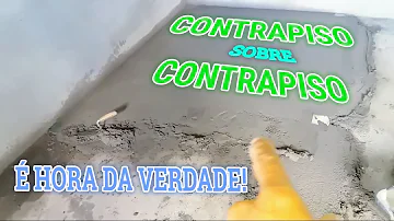 Pode Colocar concreto em cima de piso?