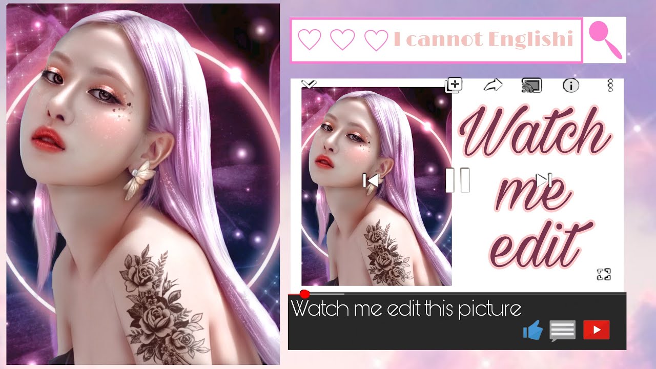 Watch me Edit ft. Blackpink's Rose | Speed Edit | Ibispaint X - YouTube