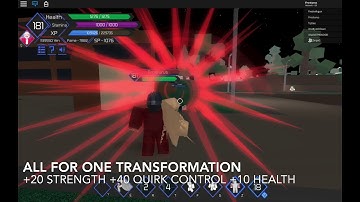 ALL FOR ONE SHOWCASE | HEROES ONLINE | ROBLOX