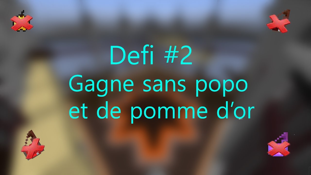 [EPICUBE] Defi #2 | GAGNE SANS POPO ET POMME |