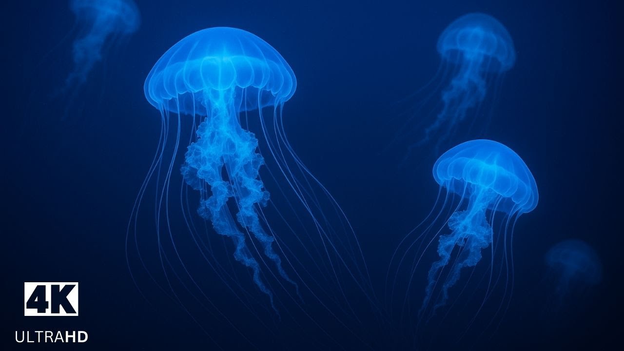 Calming Ocean Relaxing Video ~ Meditation Music for Sleep & Sleeping, Stress Relief & Massage