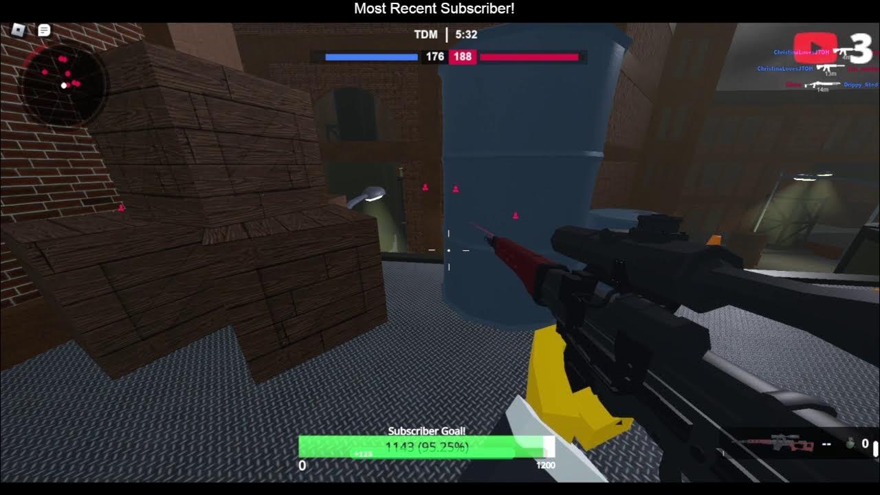 Bad business fps on roblox playing with viewers follow me on roblox