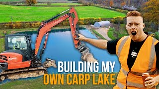 Building My Own Carp Fishing Lake! | Fowler Fisheries