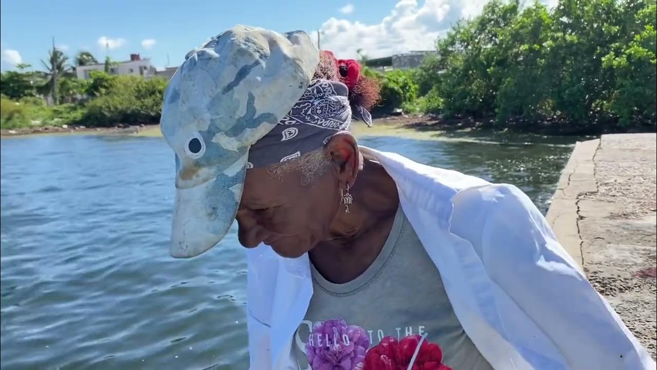 Yolanda Rojas, mujer Pescadora y cazadora de Cangrejos. Caibarién Cuba