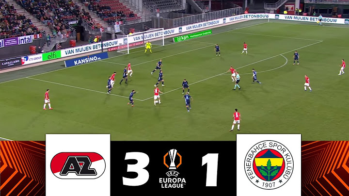 AZ Alkmaar - Fenerbahçe [3-1] | UEFA Avrupa Ligi 2024/25 | Maçı Özeti!