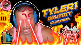 LEAGUE OF LEGENDS RAGE \& TILT COMPILATION VOLUME #3 FT. TYLER1 \& DRUTUTT