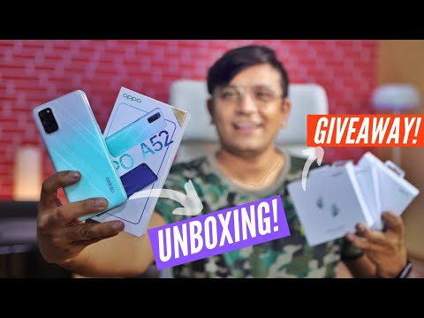 OPPO A52 Smartphone Unboxing & First Look with a Surprise! 🔥🔥🔥