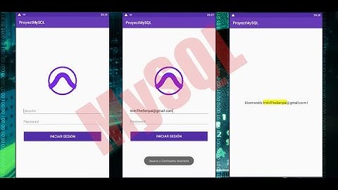 Android Studio 3.6 Proyecto con MySQL - Login Parte1 Desde Cero
