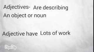 Adjectives