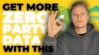 How To Collect Zero Party Data with Emails on Klaviyo and Shopify