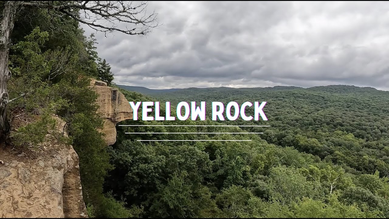 Hiking the Yellow Rock Trial!! Devils Den State Park!