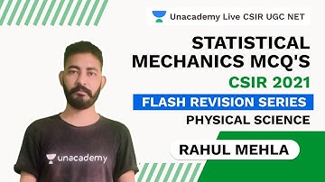 Flash Revision Series | Statistical Mechanics MCQ