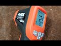 Harbor Freight Ames Professional IR12 Non-Contact Infrared Thermometer Review & Comparison