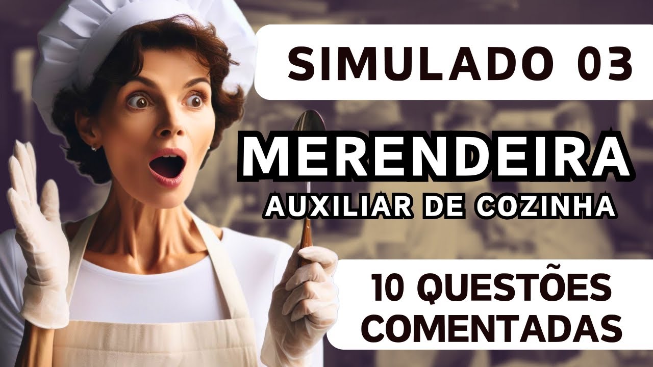 Simulado Da Prova De Merendeira - BRAINCP