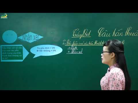 Video Ngữ Văn Lớp 6 -Bài giảng Câu trần thuật đơn không có... - YouTube