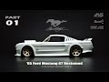 01 | Ford Mustang GT Restomod | Revell | 1/24 | Scale Model Building | ASMR |