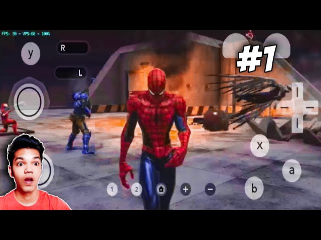 Spider-Man: Web of Shadows (Wii) Gameplay On Dolphin Emulator Android 