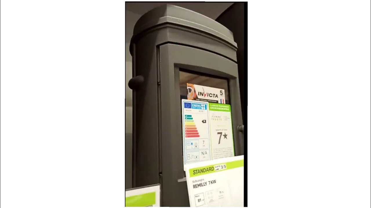 INVICTA REMILLY 7 KW, stufa a legna / wood stove - YouTube