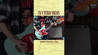 Nirvana In Utero Guitar Solos - YouTube
