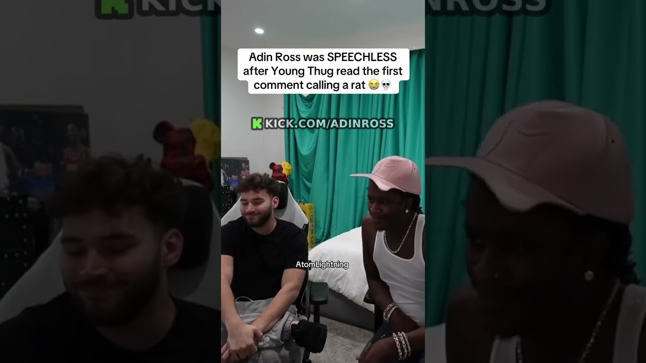 Young Thug was not bothered by Adin Ross chat 😭