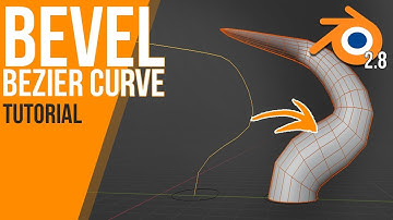 How to work with bevels on curves (and their weight) | Blender 2.8 | Tutorial