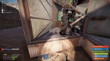 Rusticated Medium Taking Down Dirty Roof Camping Grub And His Tower