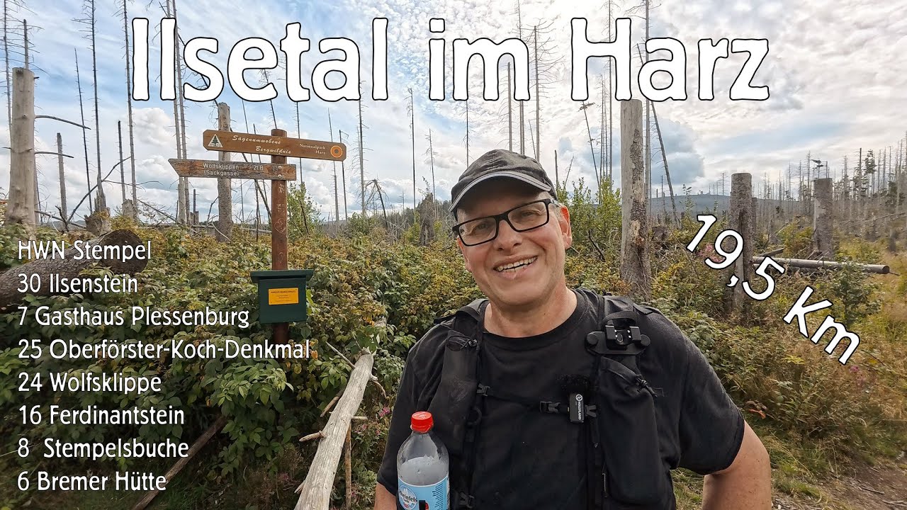 Wanderung im Harz bei Ilsenburg mit sieben Stempeln der Harzer Wandernadel