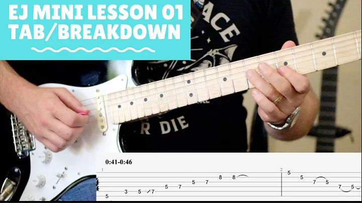 Eric Johnson Guitar TAB for "EJ Mini Lesson 01"