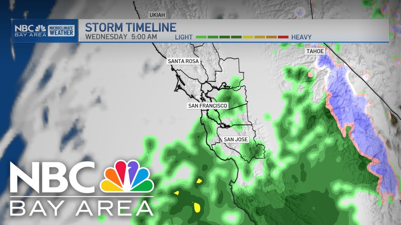 Bay Area forecast: How much rain for next 7 days - YouTube