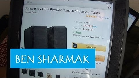 AmazonBasics USB Powered Computer Speakers (A100)