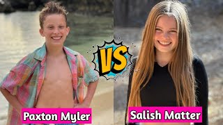 Paxton Myler (Ninja Kidz Tv) vs Salish Matter Lifestyle Comparison 2024