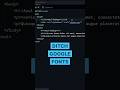 Why You Should Ditch Google Fonts
