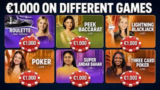 I Bet €1,000 On Many Different Live Games screenshot 2