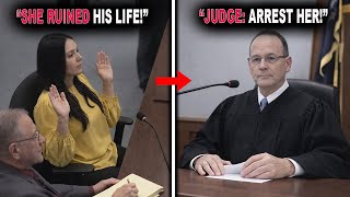 Ex-Wife Ruins Husband’s Life — Judge Orders Her Arrest in Court 😳⚖️
