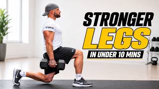 10 Minute Leg Workout With Dumbbells | Stronger Legs at Home