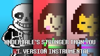 Undertale's Stronger Than You (Tri. Version instrumental) Lyrics Only